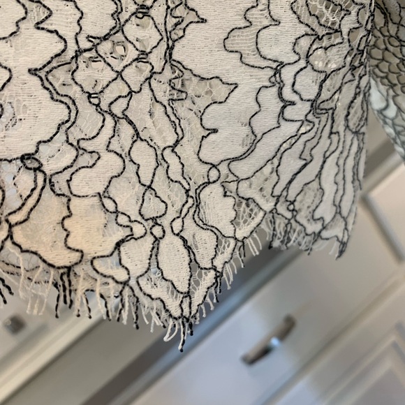 Socialite ~ Boho Stitching Dress Keyhole Front & Back Raw Hem Size Medium - Picture 15 of 17